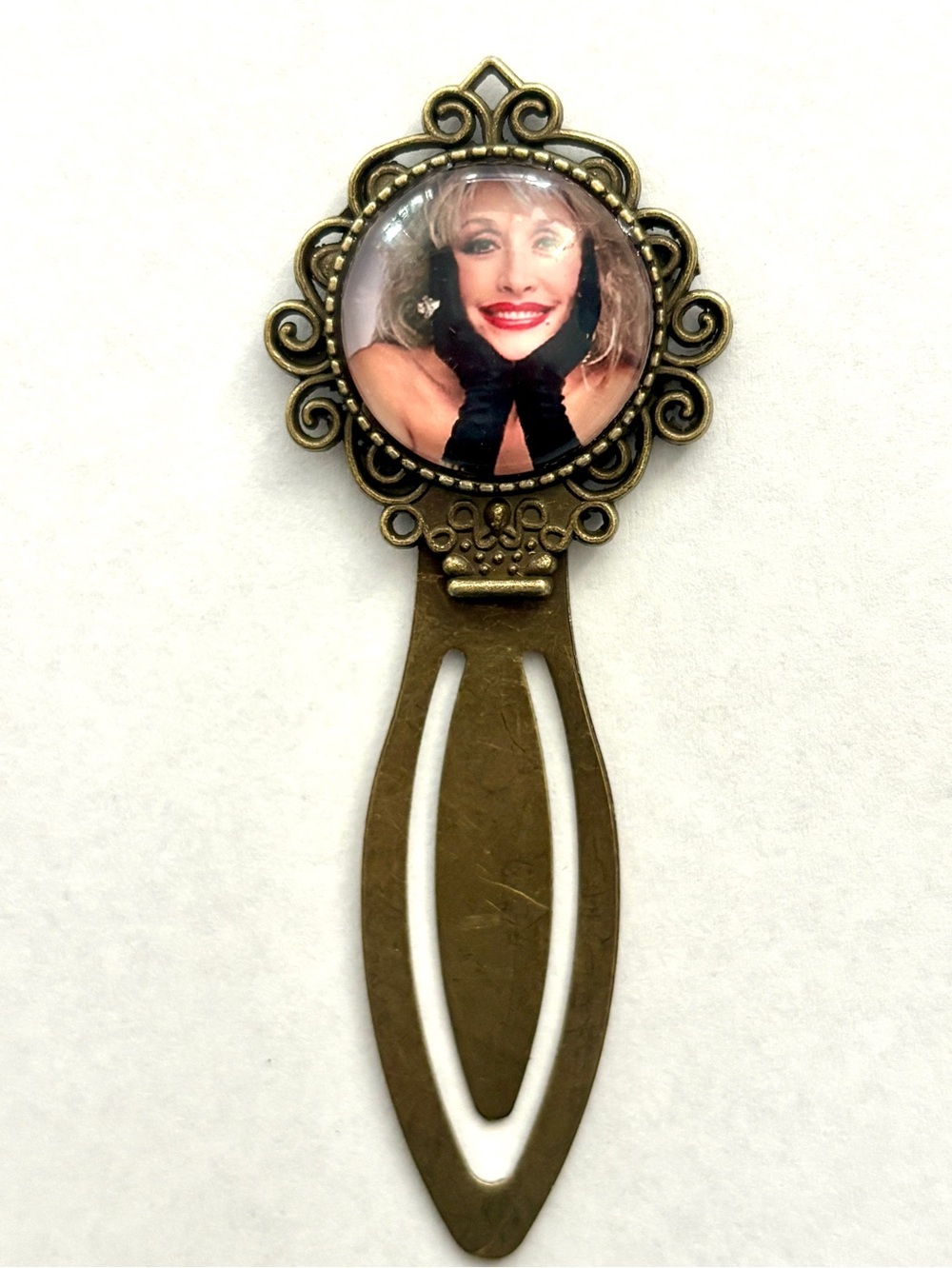 Dolly Parton Retro Style Metal Bookmark, Handmade, NWT